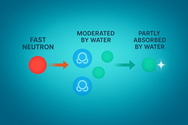 VAI TRÒ LÀM CHẬM VÀ HẤP THỤ NEUTRON CỦA NƯỚC TRONG LÒ PHẢN ỨNG
