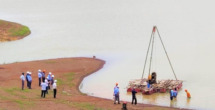 Investigation drilling of Tri An Extension Hydropower Plant Project